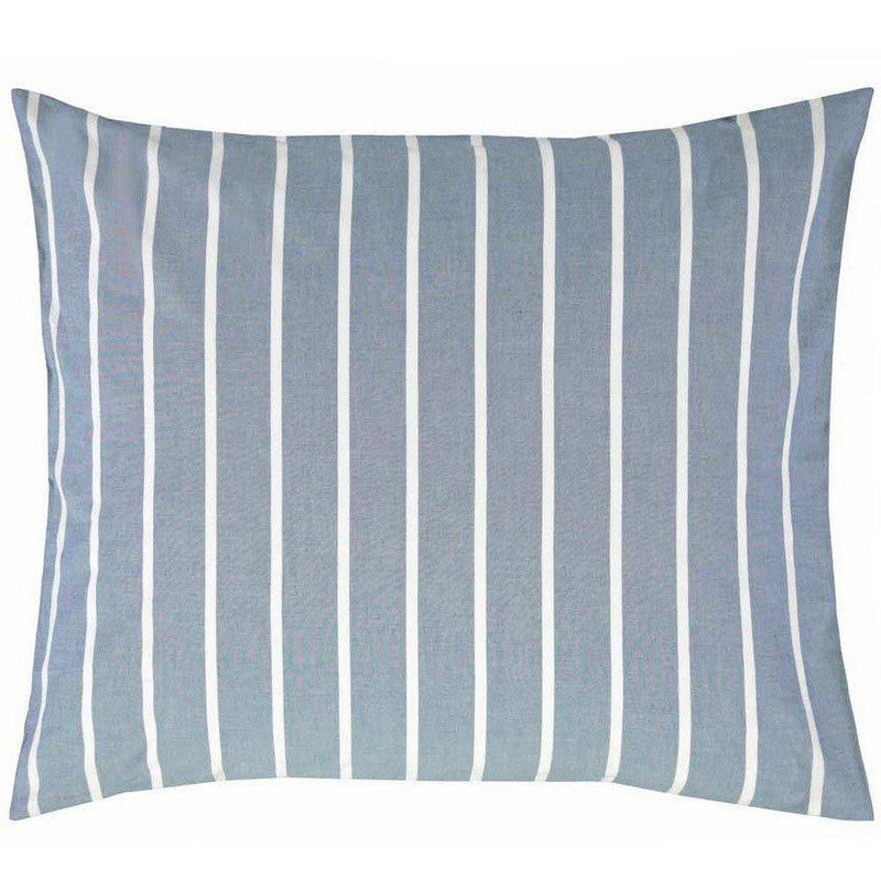 Poszewka ozdobna na poduszkę z bawełny w kolorze niebieskim w pasy, poszewka dekoracyjna, pościel ozdobna, Esprit, 60 x 70 cm