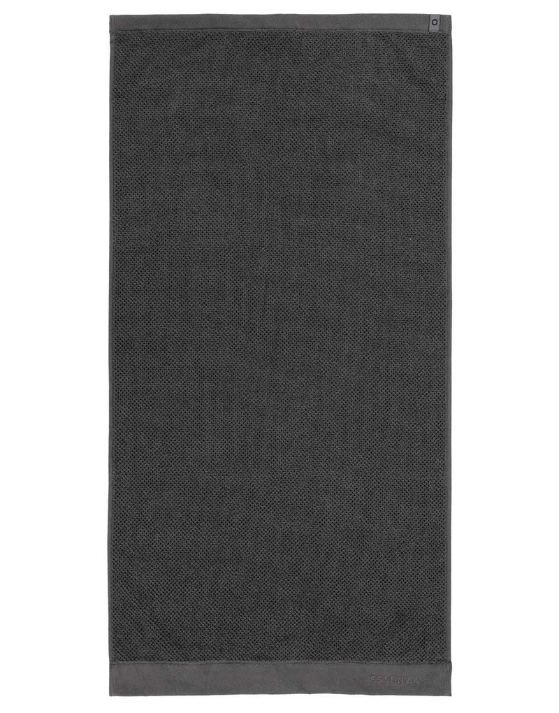 Duży ręcznik kąpielowy w kolorze szarym, chłonny ręcznik łazienkowy, Essenza, 70x140 cm