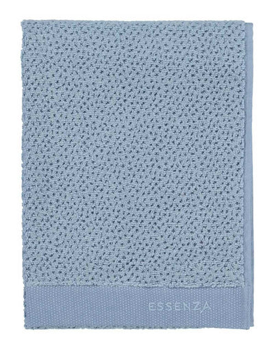 Duży ręcznik kąpielowy w kolorze niebieskim, chłonny ręcznik łazienkowy, Essenza, 70x140 cm