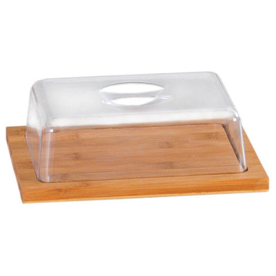 Deska do serów z pokrywą,pojemnik na żywność z bambusa