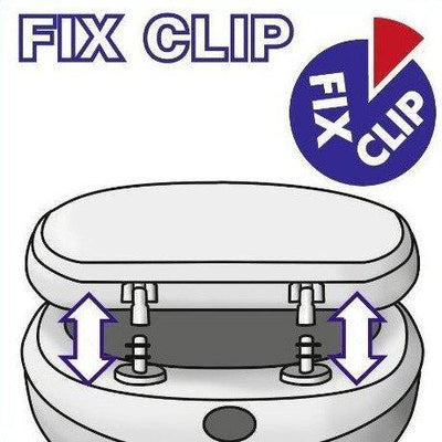 Deska sedesowa wolnoopadająca Premium, Fix-Clip materiał Duroplast, WENKO