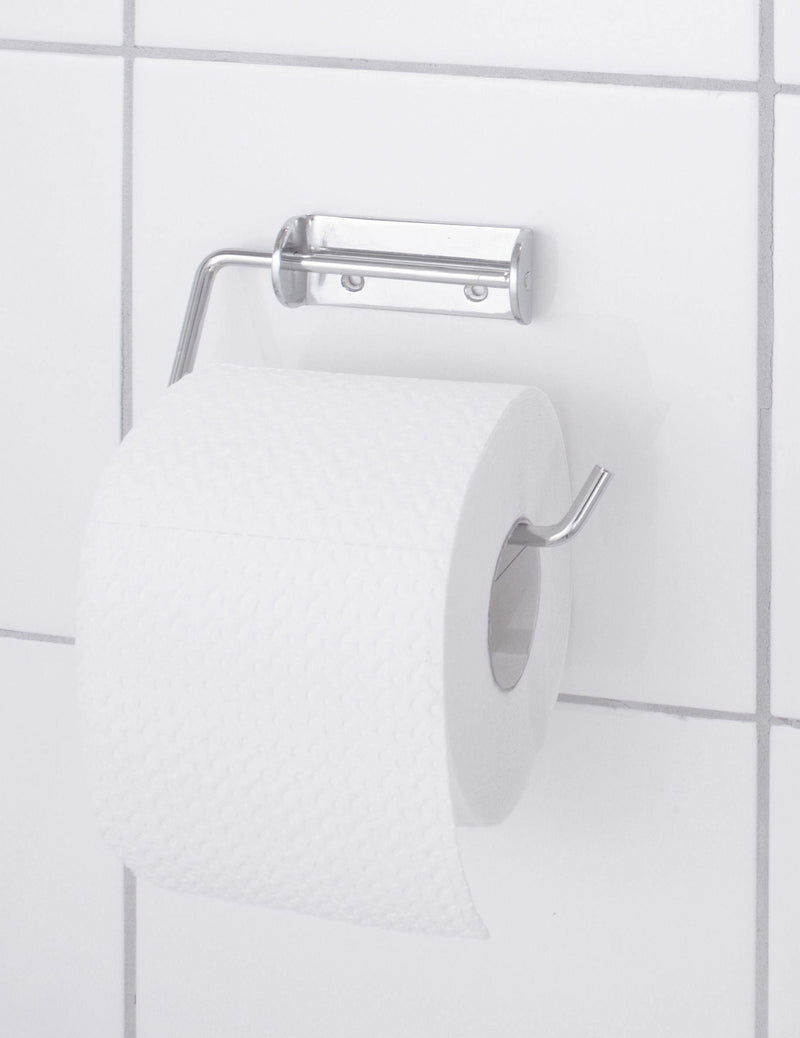 Uchwyt na papier toaletowy SIMPLE, kolor srebrny, WENKO