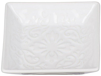 Mydelniczka z eleganckim ornamentem, ceramiczna podstawka łazienkowa - WENKO