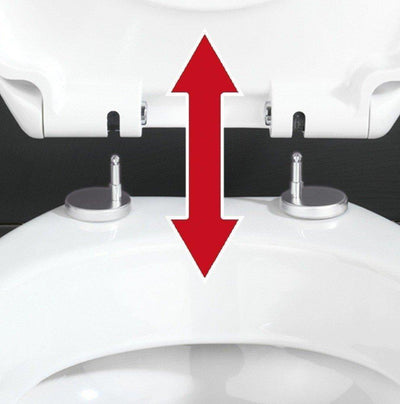 Deska sedesowa PUNTO z wzorem, akcesorium toaletowe z mechanizmem wolnego opadania - WENKO