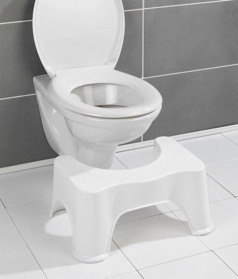 Stołek toaletowy z tworzywa sztucznego, praktyczne akcesorium łazienkowe - WENKO