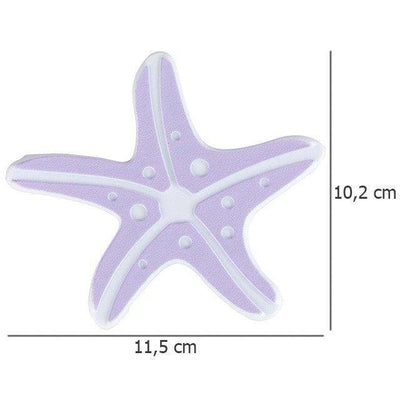 Podkładki antypoślizgowe do wanny lub brodzika, komplet 5 mat w kształcie rozgwiazdy - WENKO