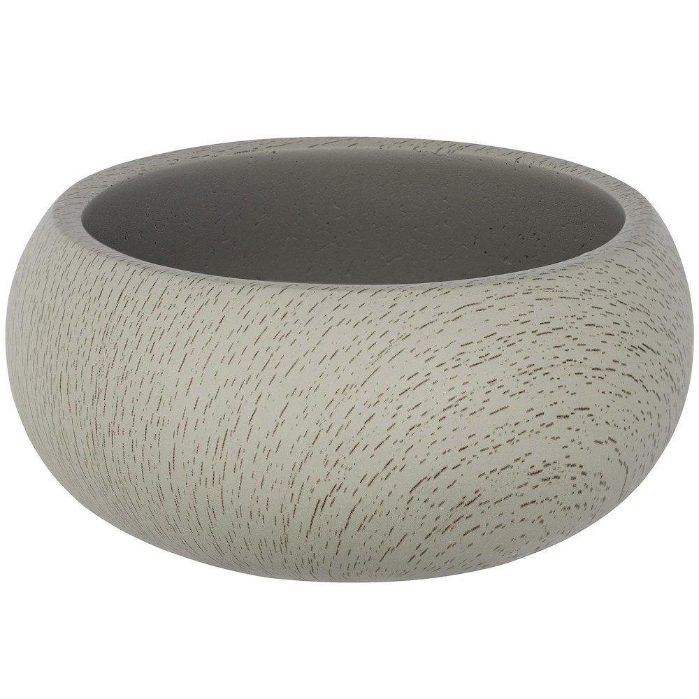 Pojemnik na akcesoria kosmetyczne, nowoczesna miska łazienkowa JOY wykonana z cementu - WENKO