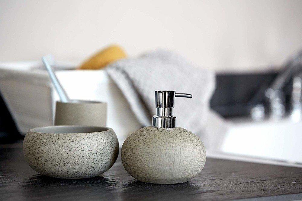 Pojemnik na akcesoria kosmetyczne, nowoczesna miska łazienkowa JOY wykonana z cementu - WENKO