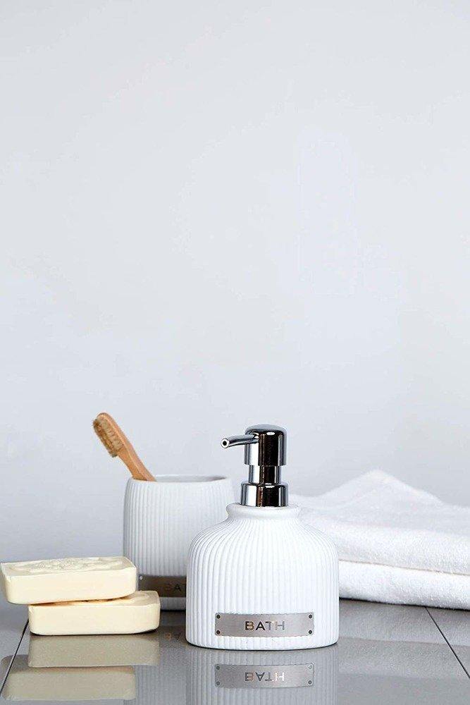 Dozownik z pompką do mydła w płynie, pojemnik łazienkowy w stylu vintage - 220 ml, WENKO