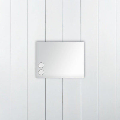 Szafka z 7 haczykami na klucze, wiszący organizer z lustrzanymi drzwiczkami - magnetyczna powierzchnia, 15 x 20 x 5 cm, WENKO