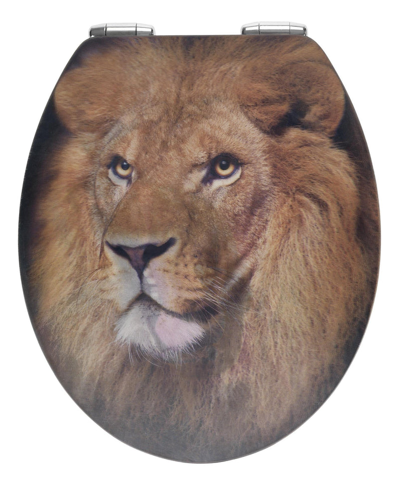 Deska sedesowa z nadrukiem 3D LION z MDF, WENKO