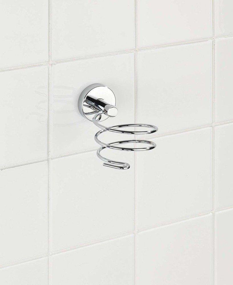 Uchwyt ścienny na suszarkę do włosów, produkt z serii eleganckich akcesoriów łazienkowych Capri