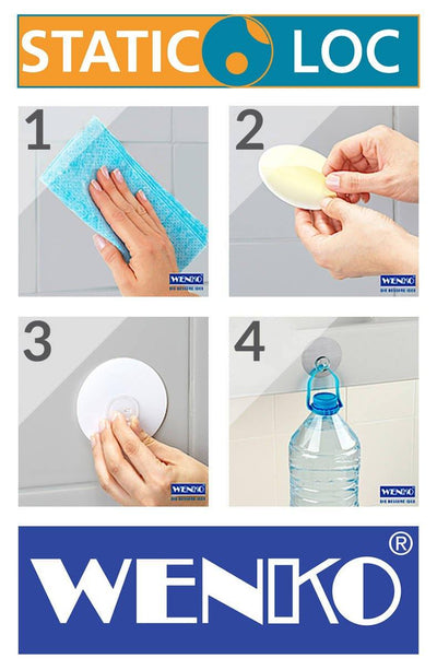 Uchwyt na papier toaletowy OSIMO, kolor biały, WENKO
