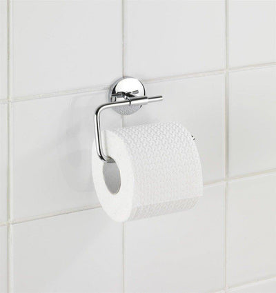Uchwyt na papier toaletowy Cuba WENKO, chromowany minimalistyczny wieszak na rolkę papieru