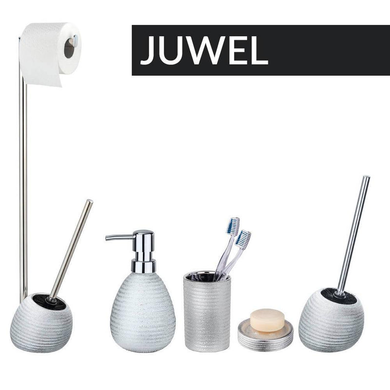 Szczotka toaletowa ceramiczna z serii akcesoriów łazienkowych Polaris Juwel firmy WENKO