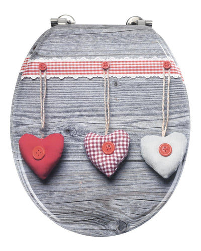 Deska sedesowa BAVARIAN HEARTS, MDF, WENKO