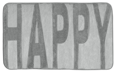 Dywanik łazienkowy z pianki HAPPY, kolor szary, WENKO