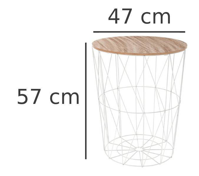 Stolik kawowy wielofunkcyjny z drewnianym blatem, atrakcyjny mebel z funkcją przechowywania
