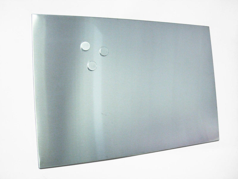 Tablica magnetyczna na notatki INOX + 3 magnesy, 60x80 cm, ZELLER, okazja