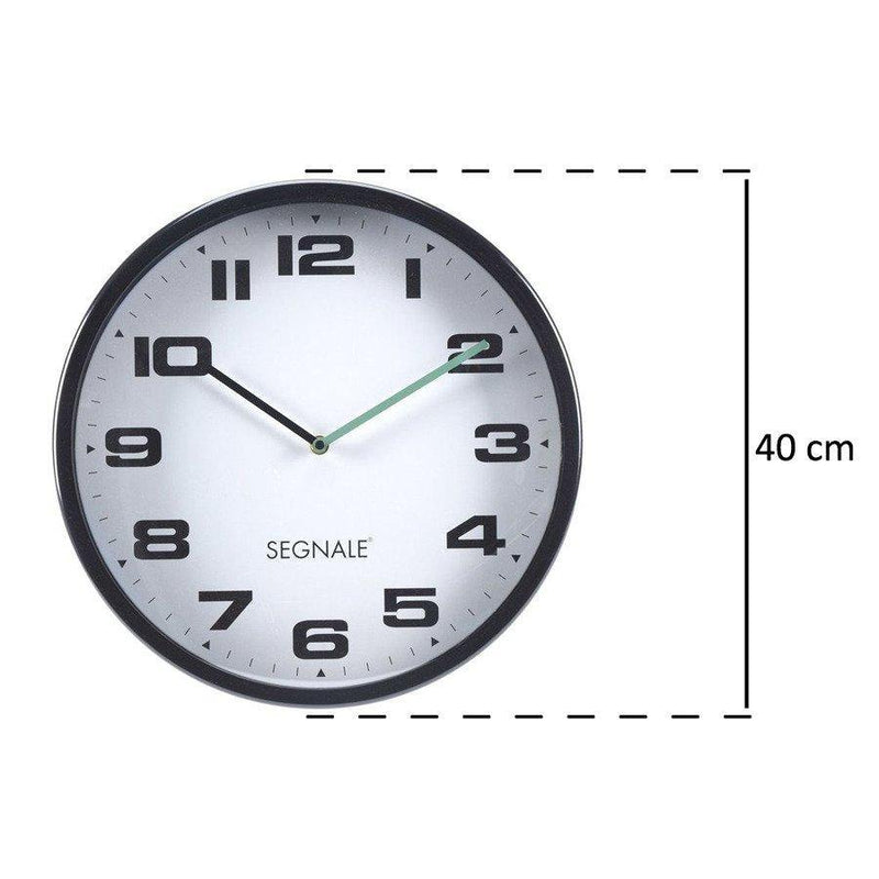 Nowoczesny zegar na ścianę, do kuchni, salonu, zegar wiszący, zegar loft, Ø 40 cm