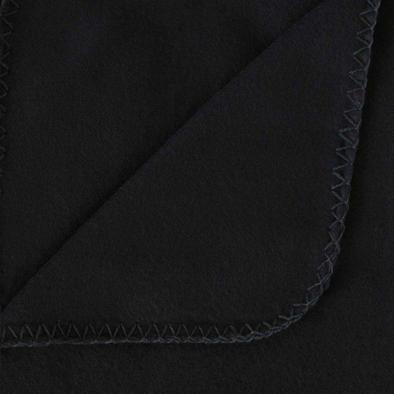 Koc polarowy 125 x 150 cm, kolor czarny, Atmosphera