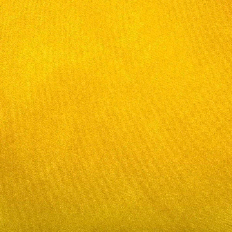 Taboret welurowy ze schowkiem TESS, kolor żółty