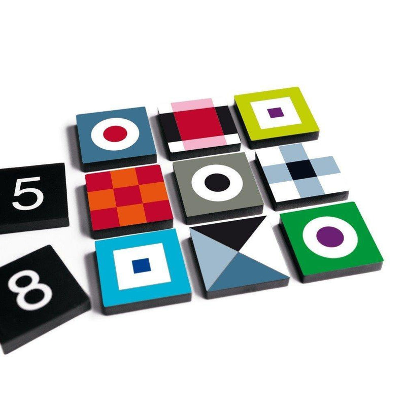 Łamigłówka japońska "Sudoku" dla dzieci, gra 2 w 1 klasyczna oraz obrazkowa układanka z drewna