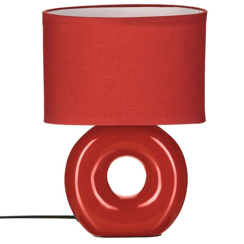 Lampa stołowa z ceramiki, nowoczesna lampka nocna.