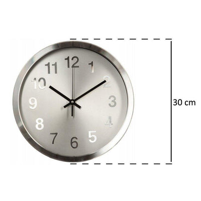 Zegar wiszący z dużymi cyframi, stylowa dekoracja naścienna