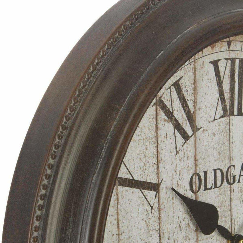Zegar ścienny czarny ze szkła i metalu w najlepszym stylu vintage to ozdoba każdego pomieszczenia