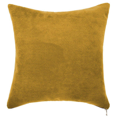 Złota dekoracyjna poduszka, gładka, jasiek z zamkiem 40x40cm