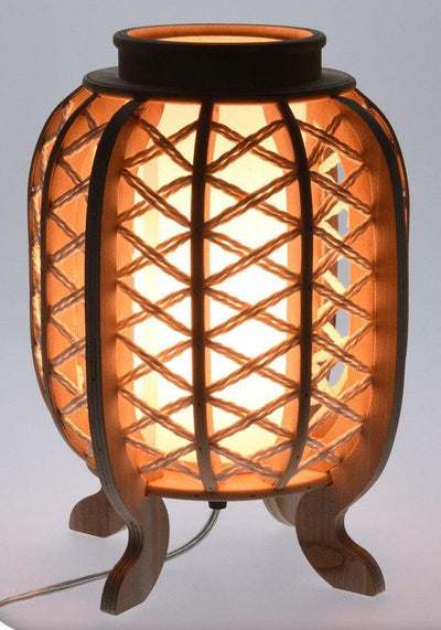 Lampion dekoracyjny, latarnia z drewna do wnętrz
