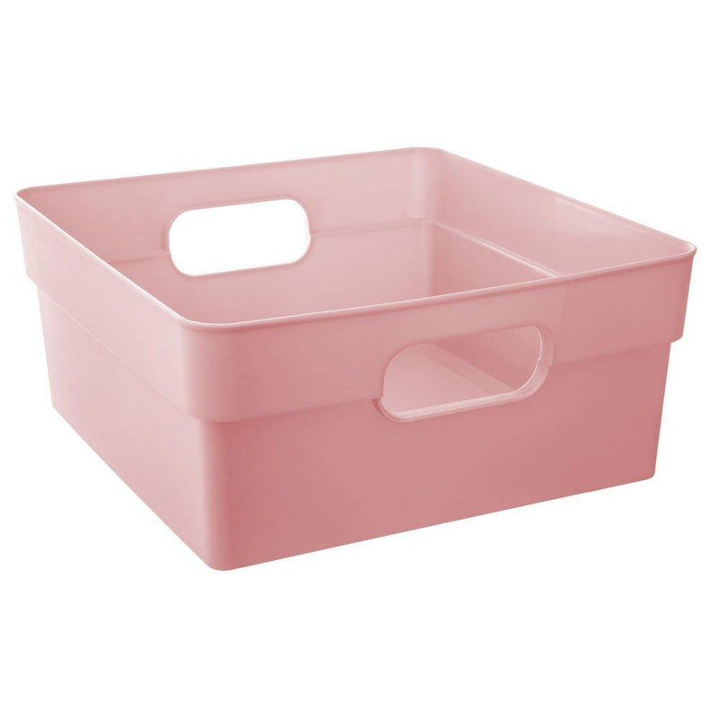 Koszyk do przechowywania CUBE, 10 L, kolor różowy