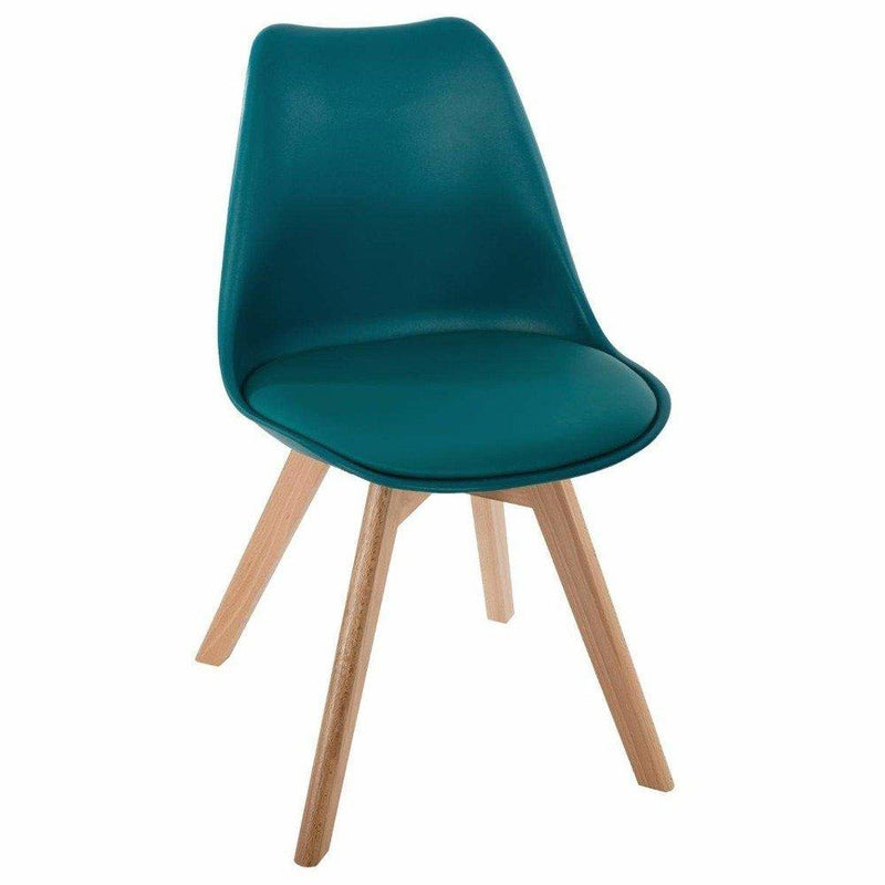 Krzesło do jadalni BAYA, kolor morski