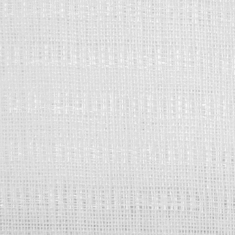 Nowoczesna firana na przelotkach w paseczki, 140 x 240 cm, kolor biały