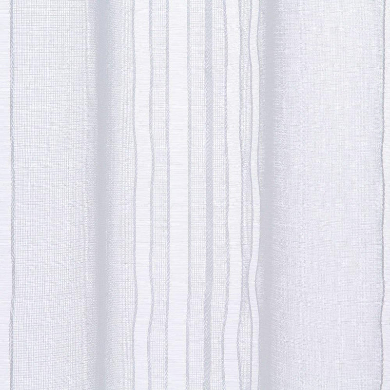 Firanka w kolorze białym ze wzorem, 140 x 240 cm, Atmosphera