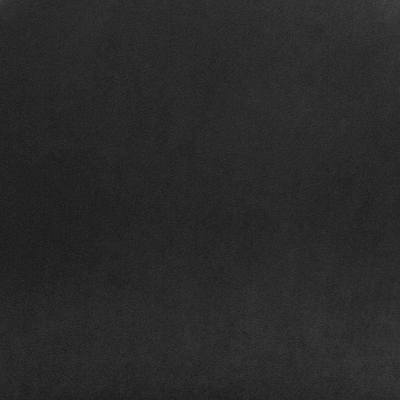 Taboret welurowy ze schowkiem TESS, kolor czarny