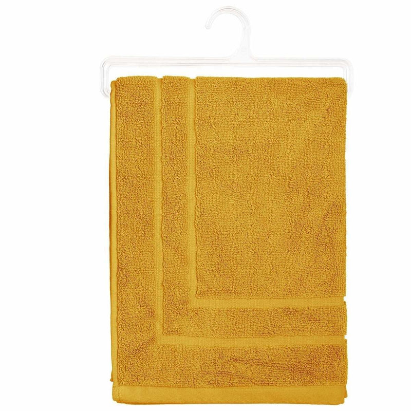 Dywanik łazienkowy bawełniany, 50 x 70 cm, kolor żółty