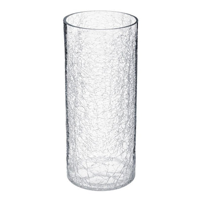 Wazon szklany, efekt mrożonego szkła, 30 cm, Atmosphera