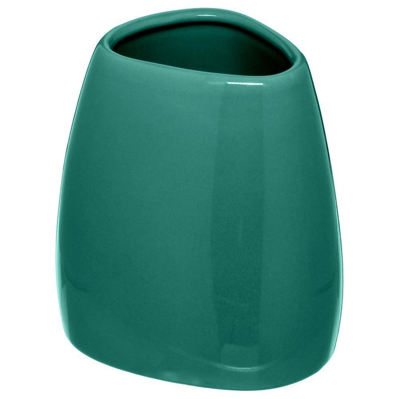 Pojemnik na szczoteczki do zębów, ceramiczny, kolor zielony