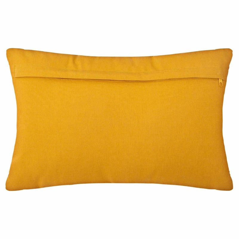 Poduszka prostokątna PATY, 50 x 30 cm, kolor żółty z nadrukiem