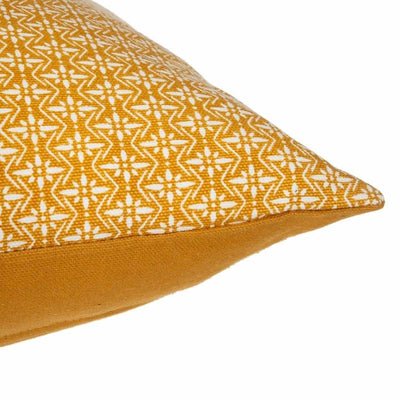 Poduszka prostokątna PATY, 50 x 30 cm, kolor żółty z nadrukiem