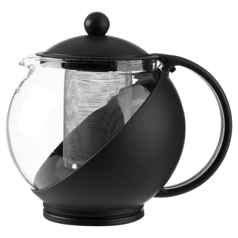 Dzbanek z zaparzaczem do herbaty Hestia, 1250 ml, Secret de Gourmet, czarny