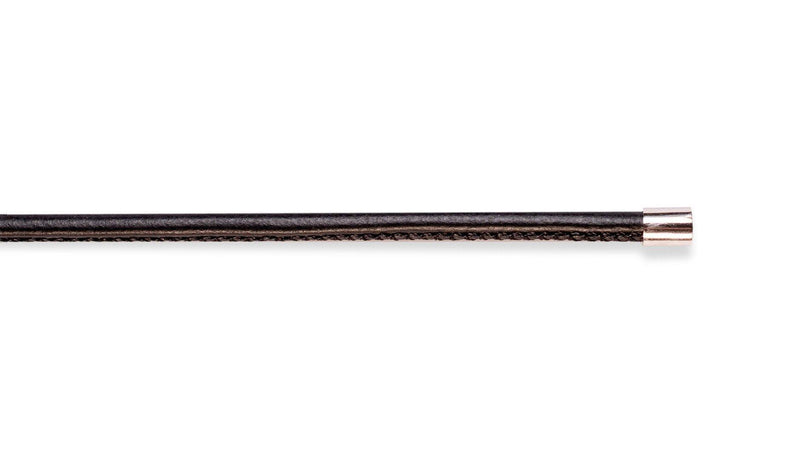 Łańcuszek jubilerski, krótki, 53 cm, kolor czarny, REMEMBER
