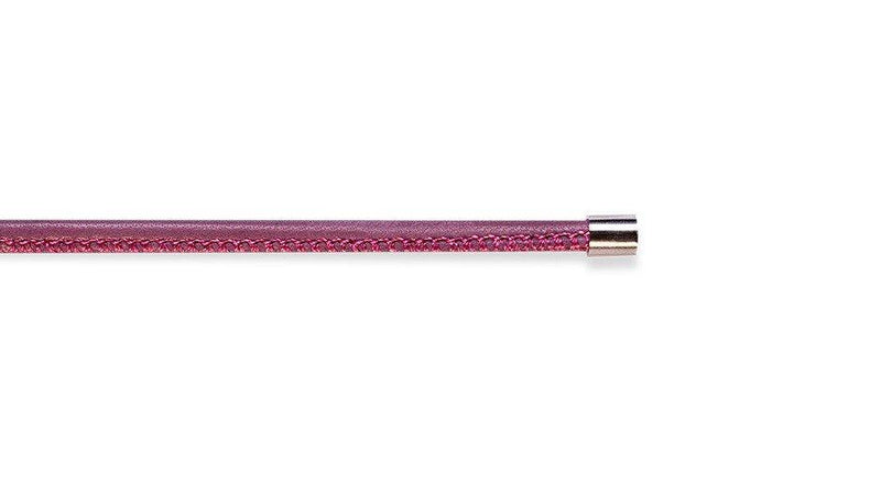 Łańcuszek jubilerski, krótki, 53 cm, kolor różowy, REMEMBER