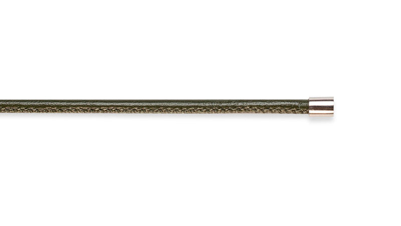 Łańcuszek jubilerski, krótki, 53 cm, kolor khaki, REMEMBER