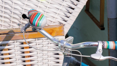 Kolorowy dzwonek do roweru 'Vabene', Ø 8 cm, REMEMBER