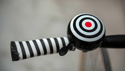 Kolorowy dzwonek do roweru 'Racing', Ø 8 cm, REMEMBER