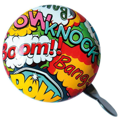 Kolorowy dzwonek do roweru 'Boom', Ø 8 cm, 13 cm, REMEMBER