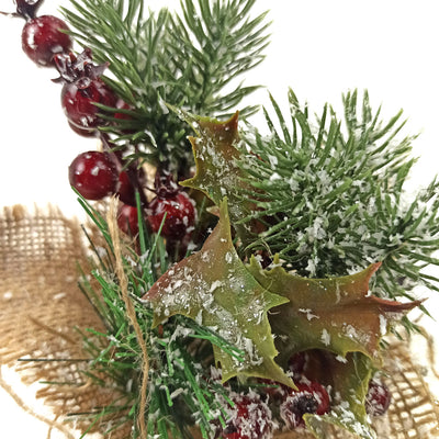 Ozdoba świąteczna Zimowy las, wys. 16 cm